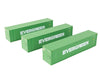Walthers HO 18200 40’ Flat Panel Container - 3-Pack - Evergreen Freight Loads & Containers