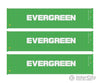 Walthers HO 18250 40’ Fully Corrugated Container - 3-Pack - Evergreen Freight Loads & Containers