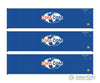 Walthers HO 18251 40’ Fully Corrugated Container - 3-Pack - CMA-CGM Freight Loads & Containers
