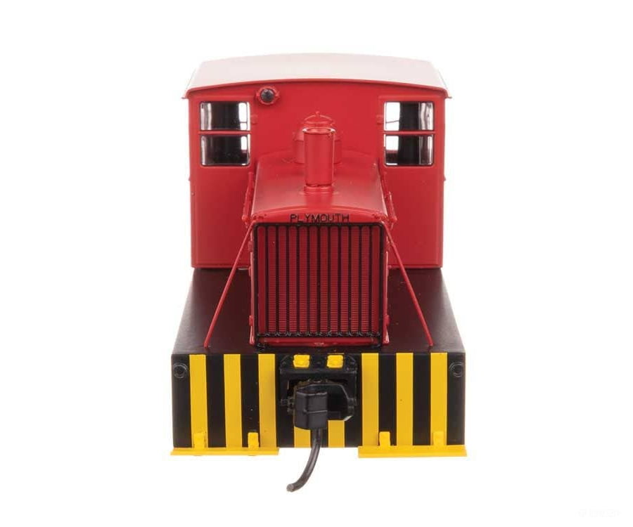 Walthers HO 20017 Plymouth ML-8 Industrial Switcher - DCC only - Red with Pilot Stripes - Locomotives