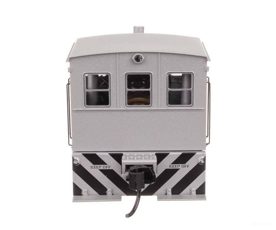 Walthers HO 20018 Plymouth ML-8 Industrial Switcher - DCC only - Silver with Black Stripes Locomotives