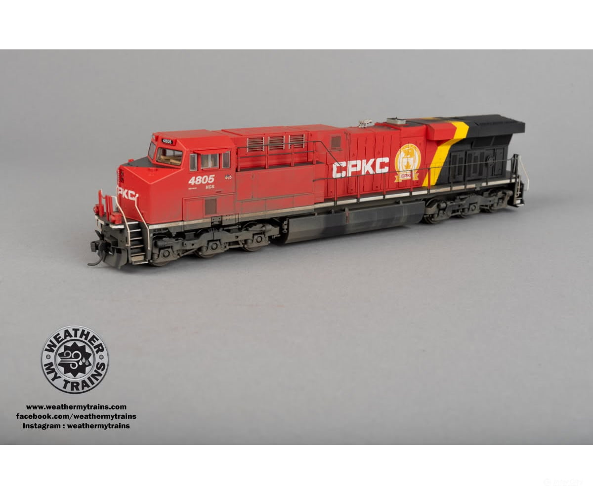 Walthers HO 20229 GE ES44AC Evolution Series GEVO - ESU Sound & DCC - Canadian Pacific Kansas City Ltd. KCS #4805