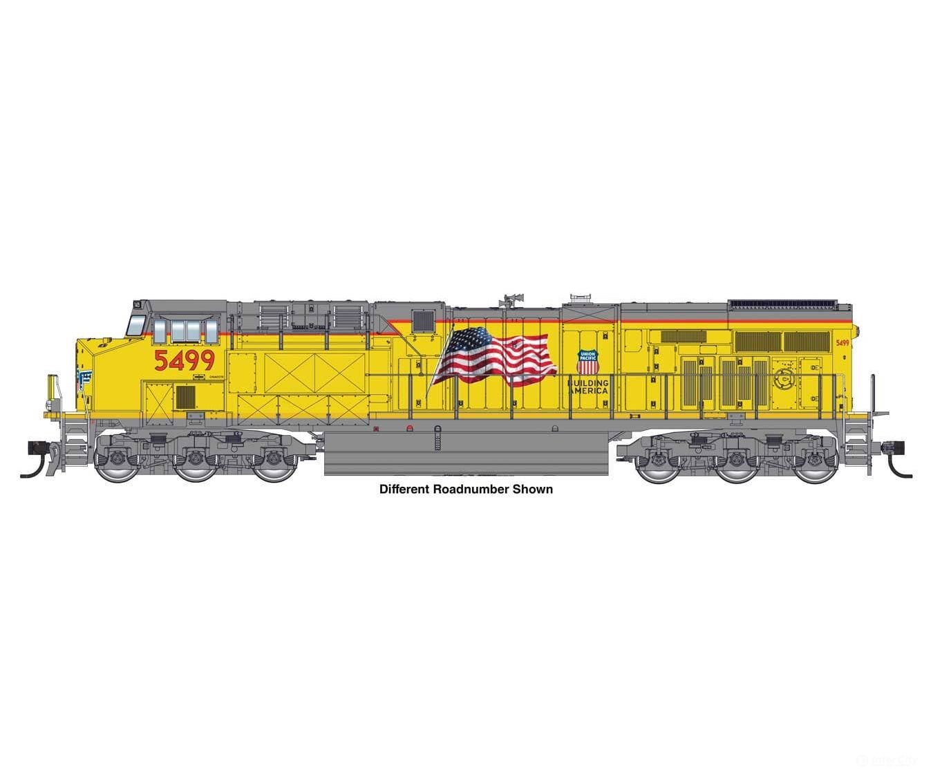 Walthers HO 20233 GE ES44AC Evolution Series GEVO - ESU Sound & DCC - Union Pacific(R) #5544 Locomotives