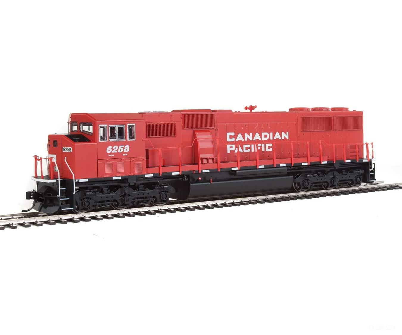 Walthers HO 20305 EMD SD60M with 3-Piece Windshield - ESU(R) Sound & DCC - Canadian Pacific #6258 (red white black)