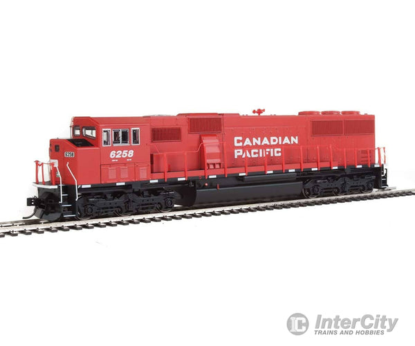 Walthers HO 20305 EMD SD60M with 3-Piece Windshield - ESU(R) Sound & DCC - Canadian Pacific #6258 (red white black)