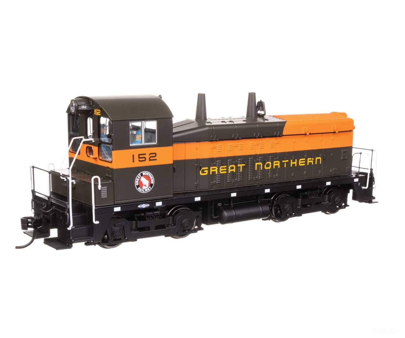 Walthers HO 20627 EMD NW2 Phase V - ESU Sound & DCC - Great Northern #152 Locomotives