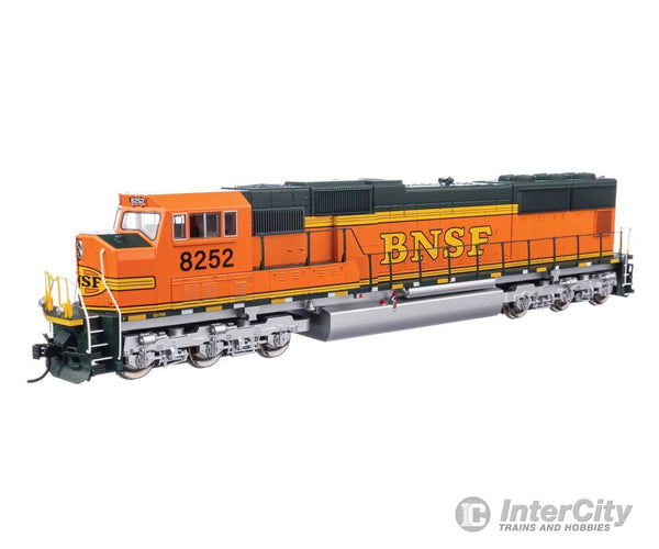 Walthers Ho 21003 Emd Sd75M - Esu(R) Sound & Dcc Bnsf Railway #8252 (Orange Black Green Silver;