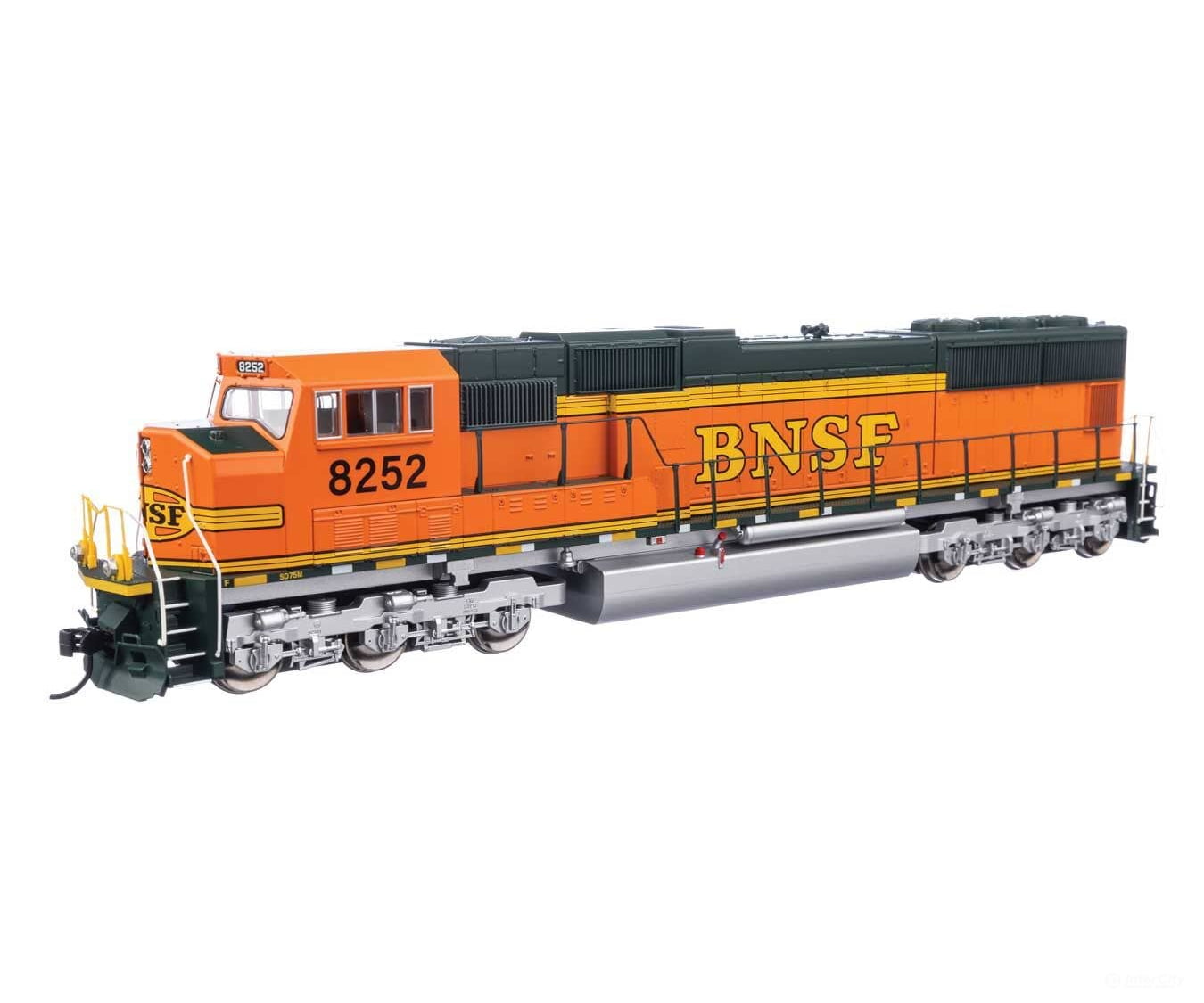 Walthers Ho 21003 Emd Sd75M - Esu(R) Sound & Dcc Bnsf Railway #8252 (Orange Black Green Silver;