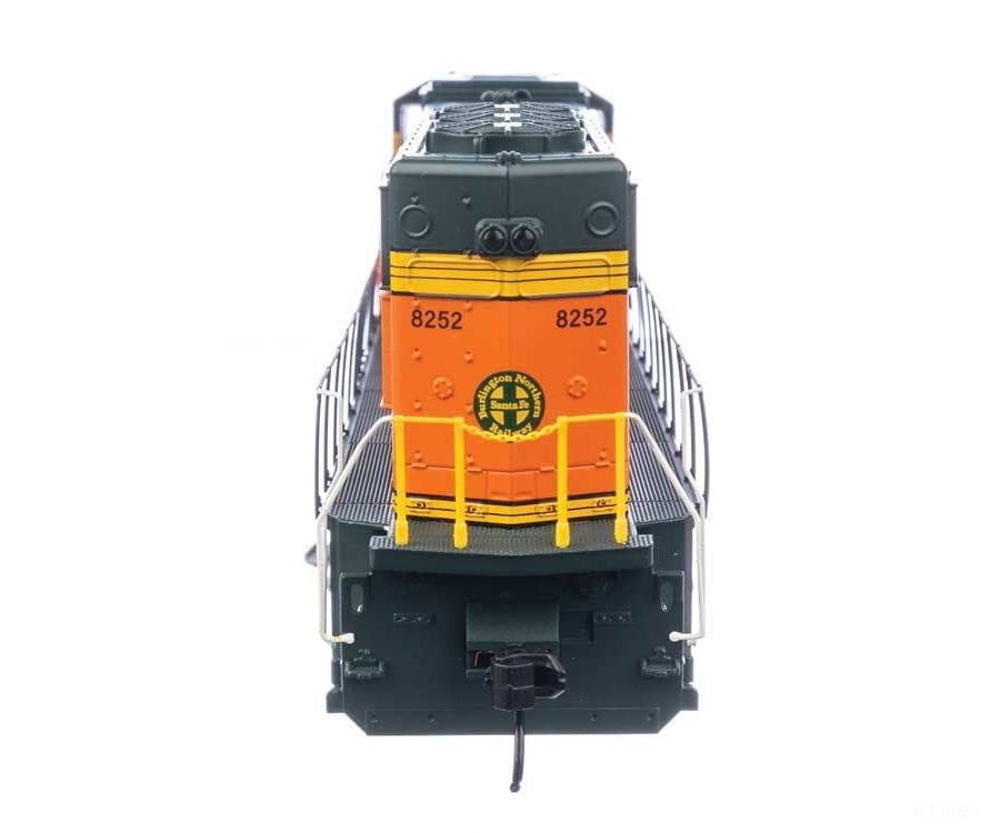 Walthers Ho 21003 Emd Sd75M - Esu(R) Sound & Dcc Bnsf Railway #8252 (Orange Black Green Silver;