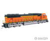 Walthers Ho 21003 Emd Sd75M - Esu(R) Sound & Dcc Bnsf Railway #8252 (Orange Black Green Silver;