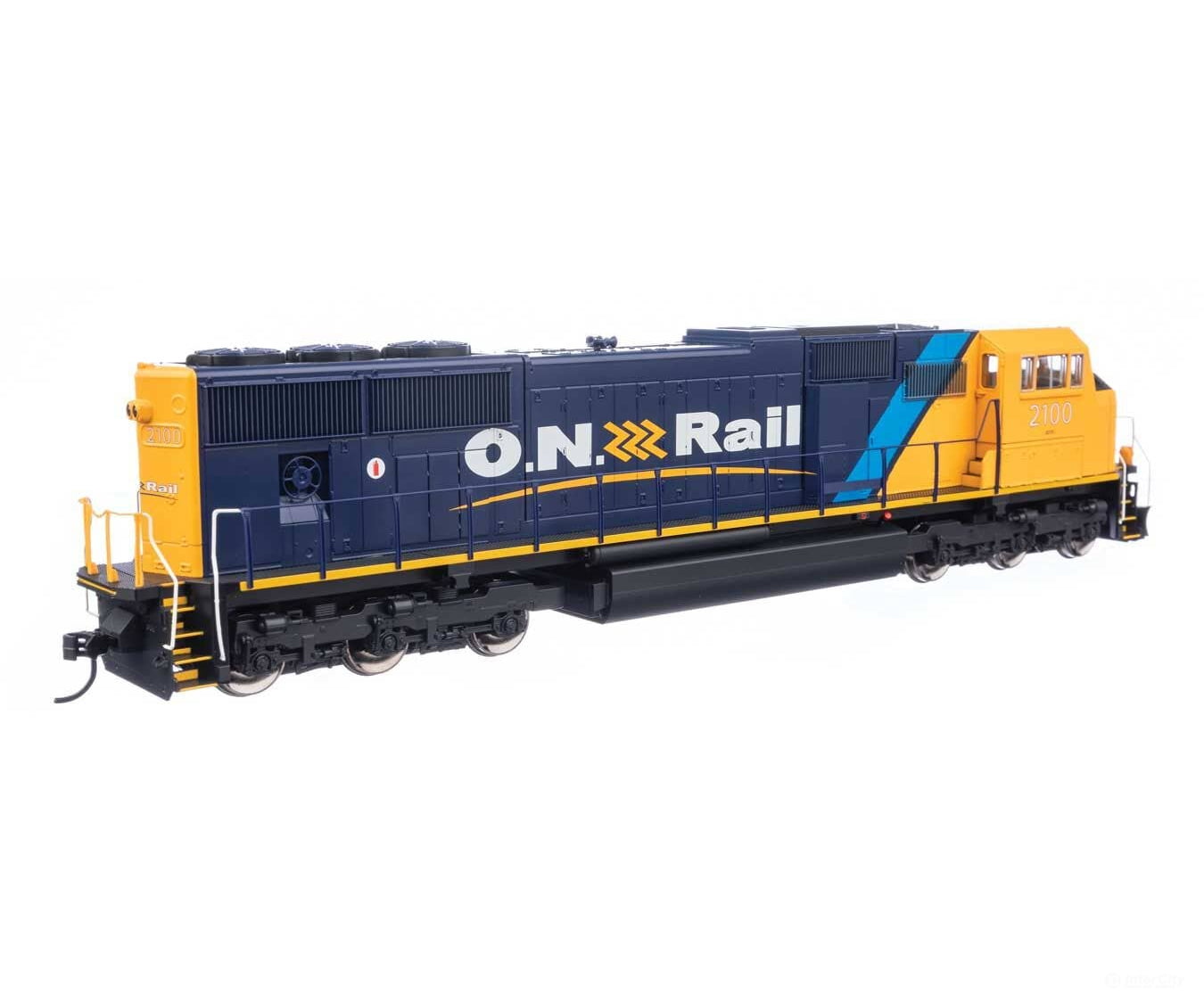 Walthers Ho 21013 Emd Sd75I - Esu(R) Sound & Dcc Ontario Northland #2100 (Blue Yellow Black)