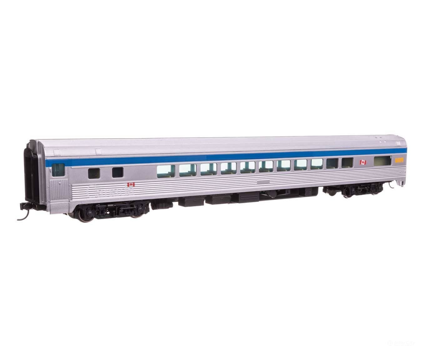 Walthers HO 30212 85’ Budd Small-Window Coach - VIA Rail Passenger Cars