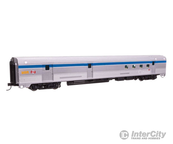 Walthers HO 30318 85’ Budd Baggage-Railway Post Office - Ready To Run - VIA Rail Passenger Cars
