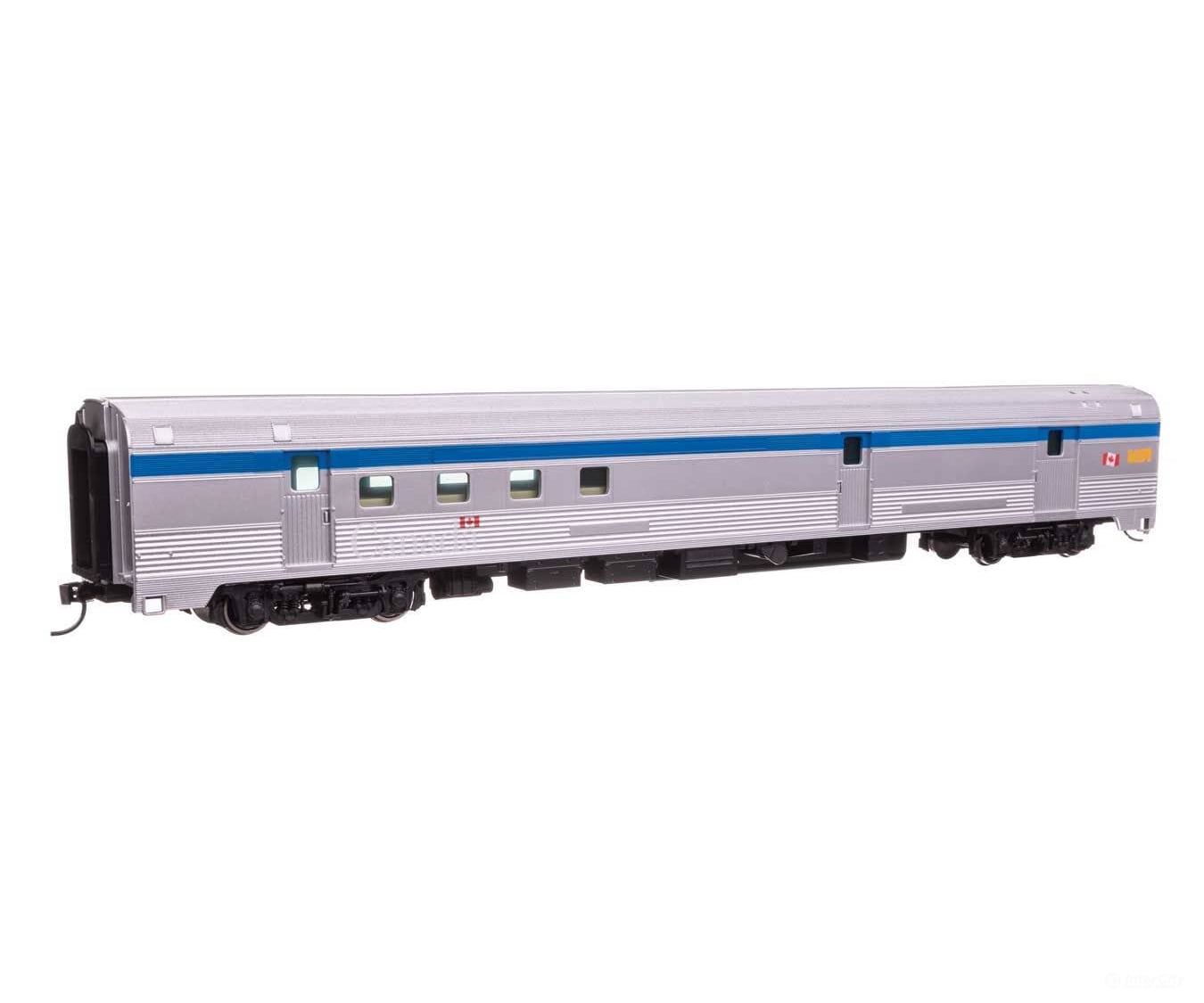 Walthers HO 30318 85’ Budd Baggage-Railway Post Office - Ready To Run - VIA Rail Passenger Cars
