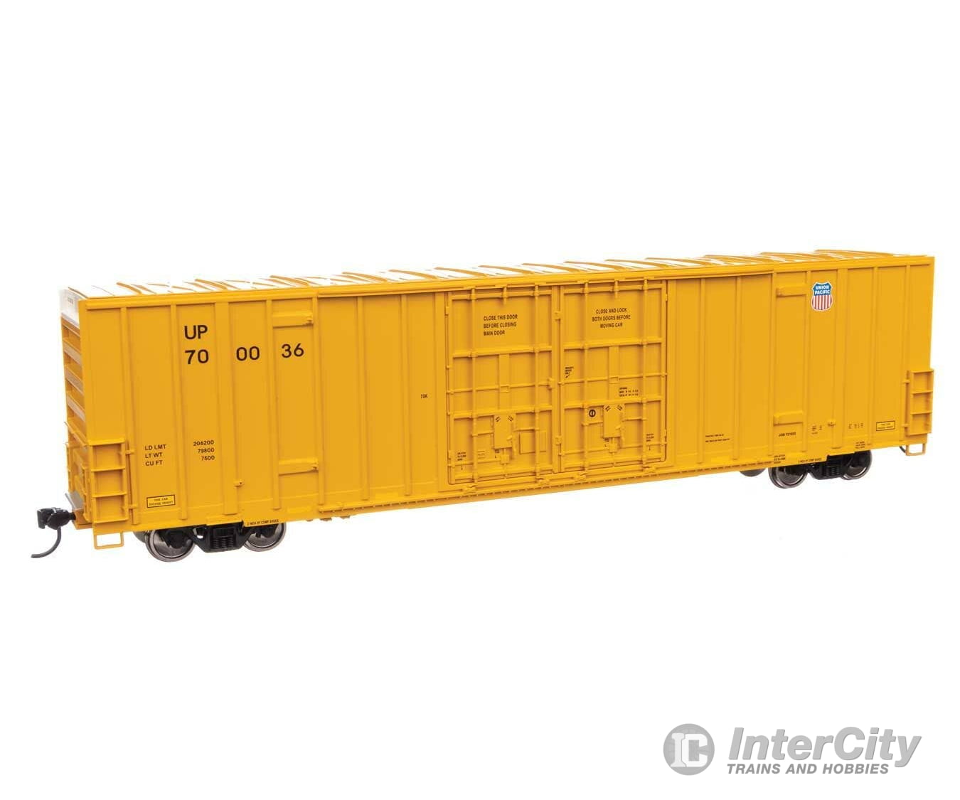 Walthers HO 3047 60’ High Cube Plate F Boxcar - Union Pacific(R) #700036 Freight Cars