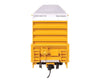 Walthers HO 3115 60’ High Cube Plate F Horizontal Post Boxcar - TTX TBOX #664204 (yellow black Standard Lettering)