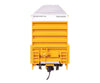 Walthers HO 3120 60’ High Cube Plate F Horizontal Post Boxcar - TTX TBOX #630401 (yellow black High Lettering) Freight