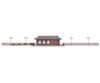 Walthers HO 3392 Amtrak(R) Rural Station - Kit - Structures