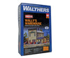 Walthers HO 3654 Wally’s Warehouse - Main Building - Kit - 5-3/4 x 5 x 5-1/2’’ 14.3 x 12.5 x 13.7cm - Structures