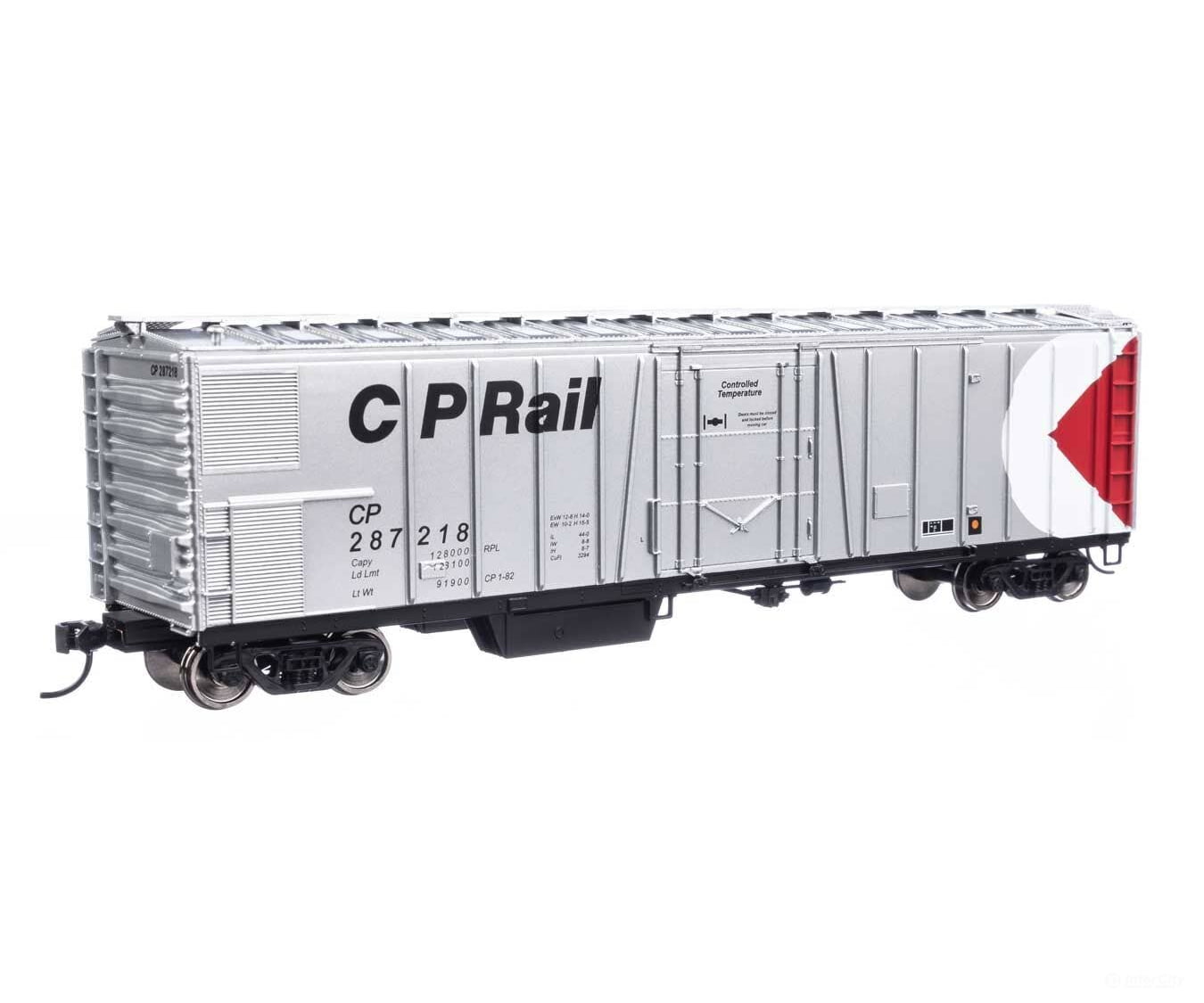 Walthers HO 3784 50’ AAR Mechanical Refrigerator Car - Ready-to-Run - Canadian Pacific #287218 - Freight Cars