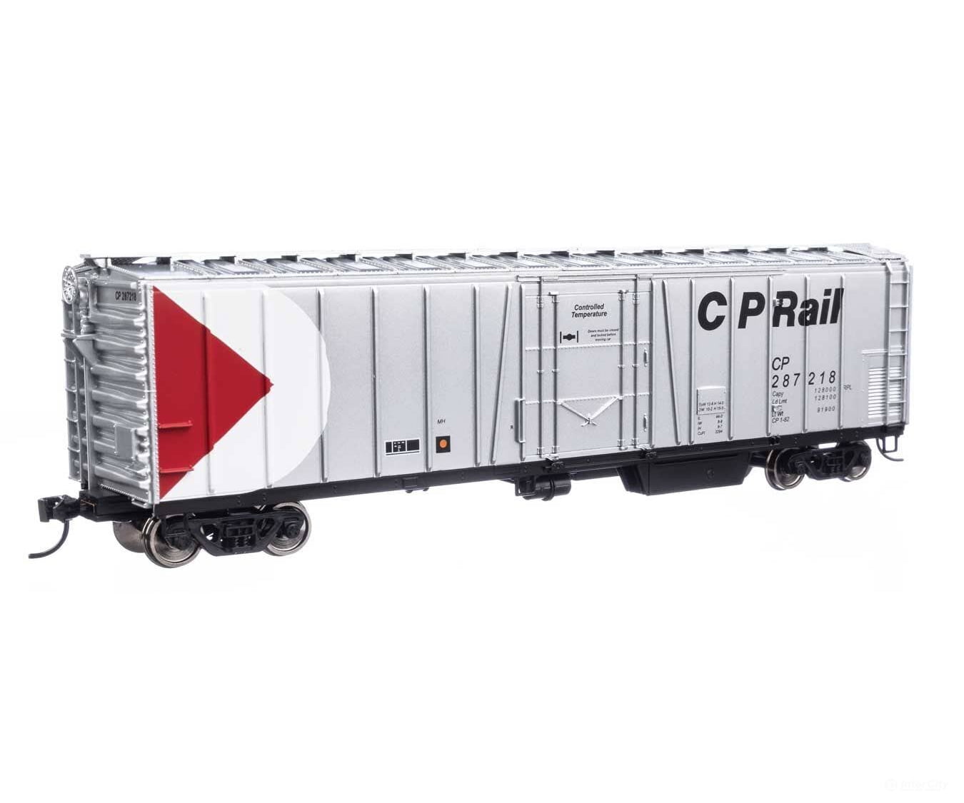 Walthers HO 3784 50’ AAR Mechanical Refrigerator Car - Ready-to-Run - Canadian Pacific #287218 - Freight Cars