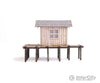 Walthers Ho 4110 Fisherman’s Shanty - Laser-Cut Wood Kit 3-9/64 X 1-1/2 2-1/8’’ 8 3.7 5.4Cm