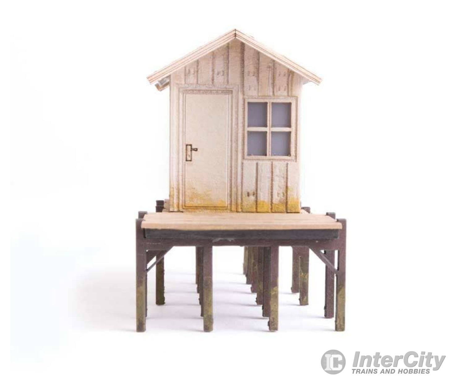 Walthers Ho 4110 Fisherman’s Shanty - Laser-Cut Wood Kit 3-9/64 X 1-1/2 2-1/8’’ 8 3.7 5.4Cm