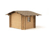Walthers Ho 4113 Forest Cabin - Laser-Cut Wood Kit 2-1/2 X 2 1-1/2’’ 6.5 5.1 4Cm Structures