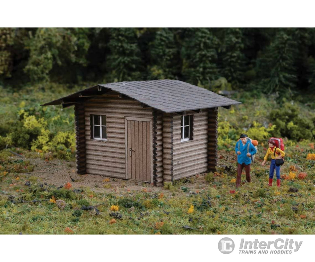 Walthers Ho 4113 Forest Cabin - Laser-Cut Wood Kit 2-1/2 X 2 1-1/2’’ 6.5 5.1 4Cm Structures