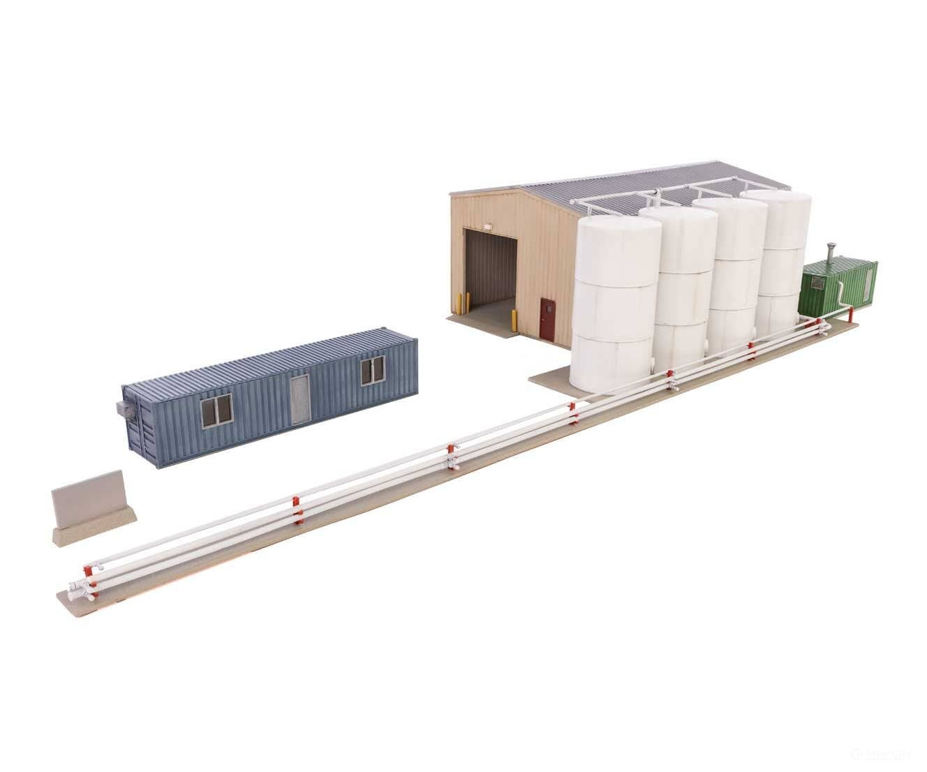 Walthers HO 4181 Corn Syrup Transfer - Transload Facility - Kit Structures