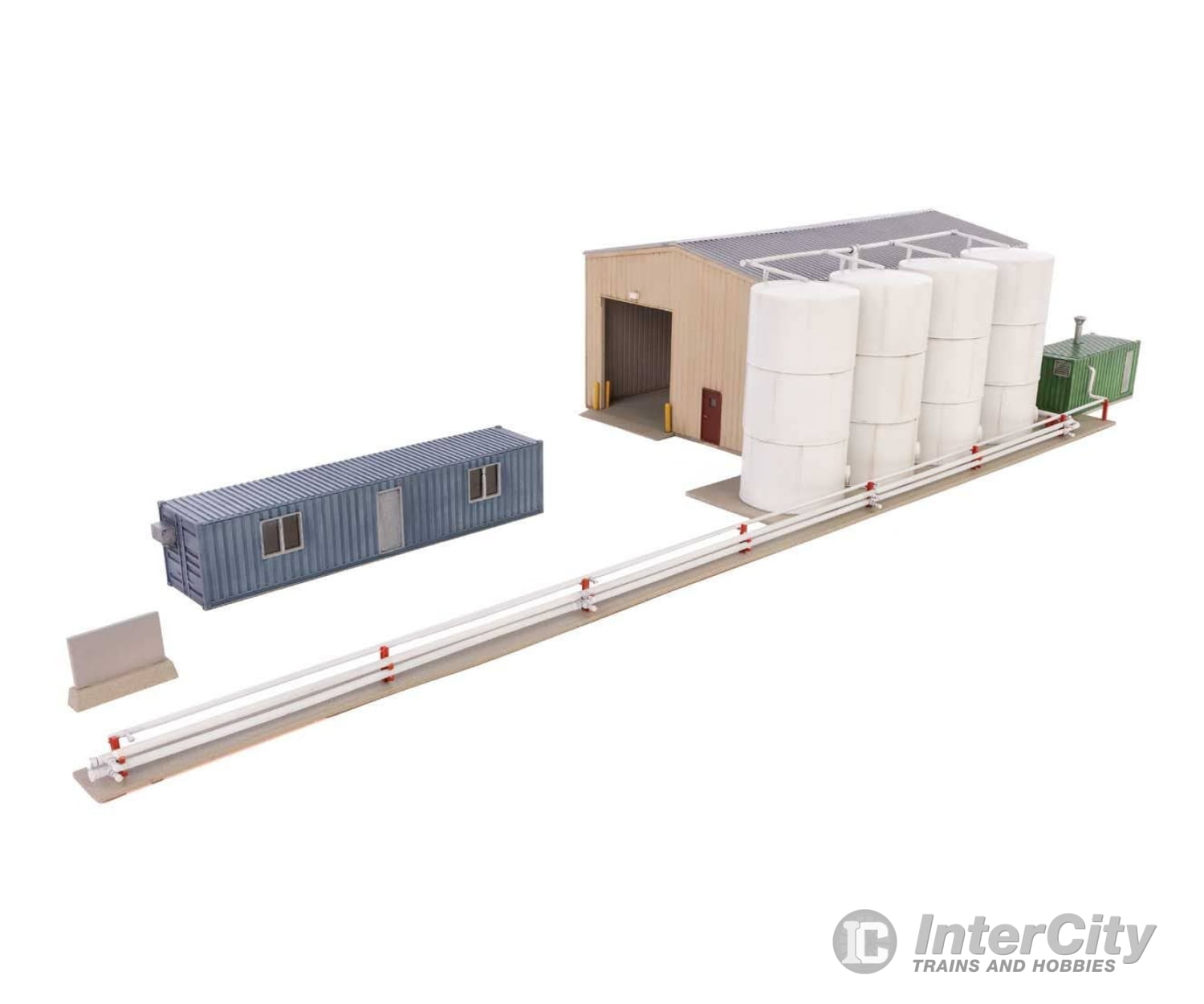 Walthers HO 4181 Corn Syrup Transfer - Transload Facility - Kit Structures