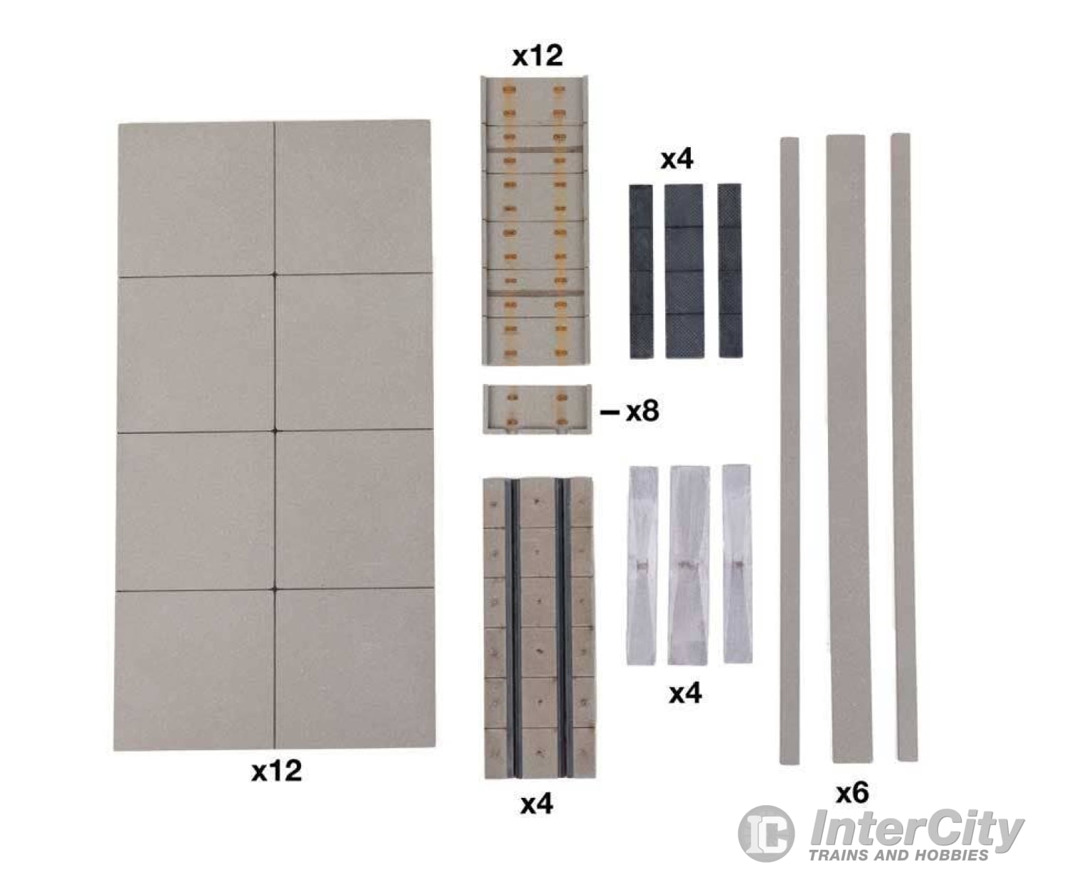 Walthers HO 4186 Transload Pavement - Transload Facility - Kit Structures