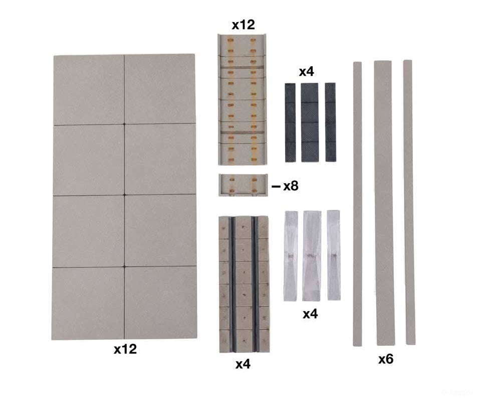 Walthers HO 4186 Transload Pavement - Transload Facility - Kit Structures