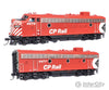 Walthers Ho 42551 Emd Fp7 & F7B - Loksound 5 Sound Dcc -- Canadian Pacific #4070 4477 (Red White