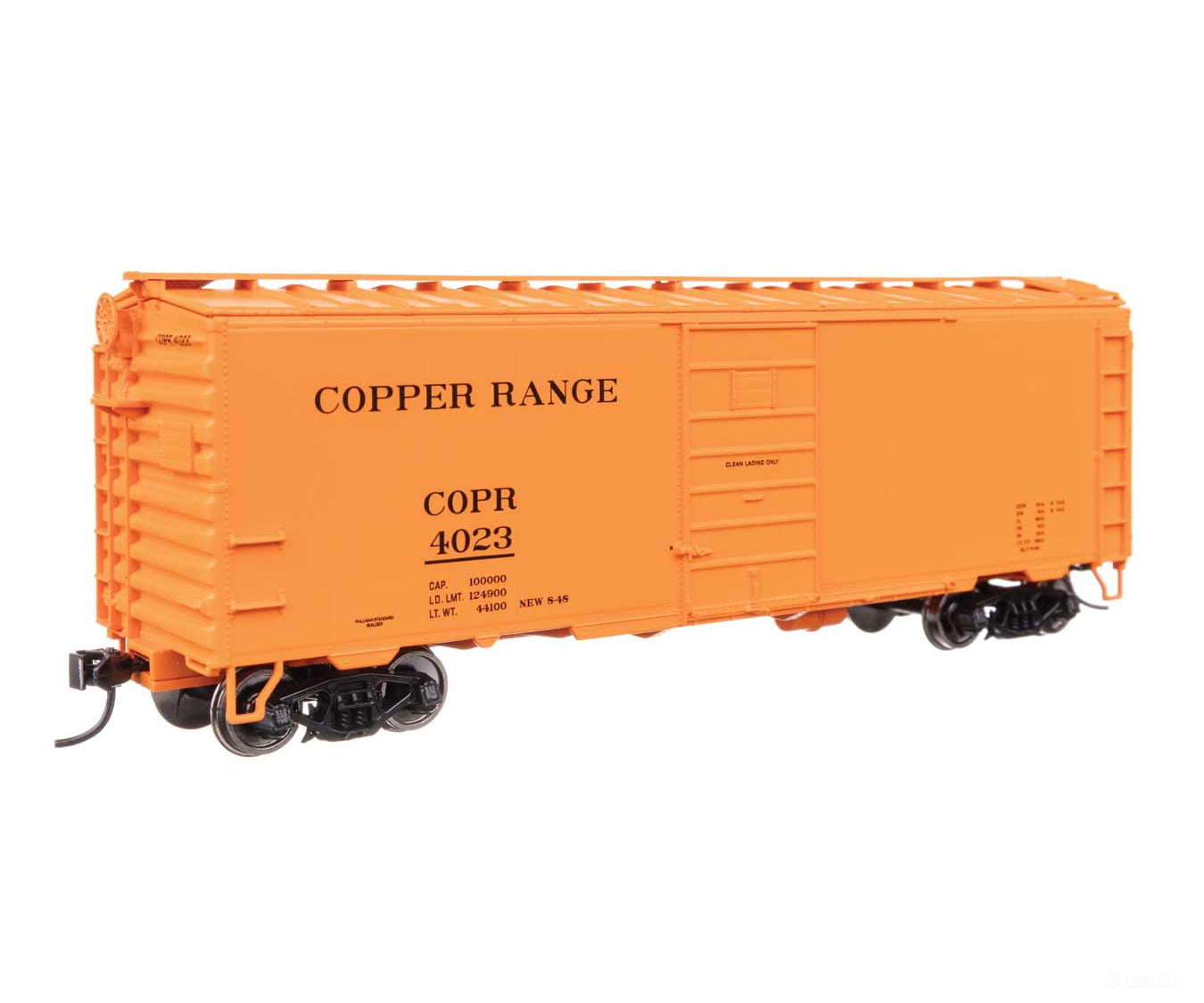 Walthers HO 45510 40’ PS-1 Boxcar - Copper Range #4023 - Freight Cars