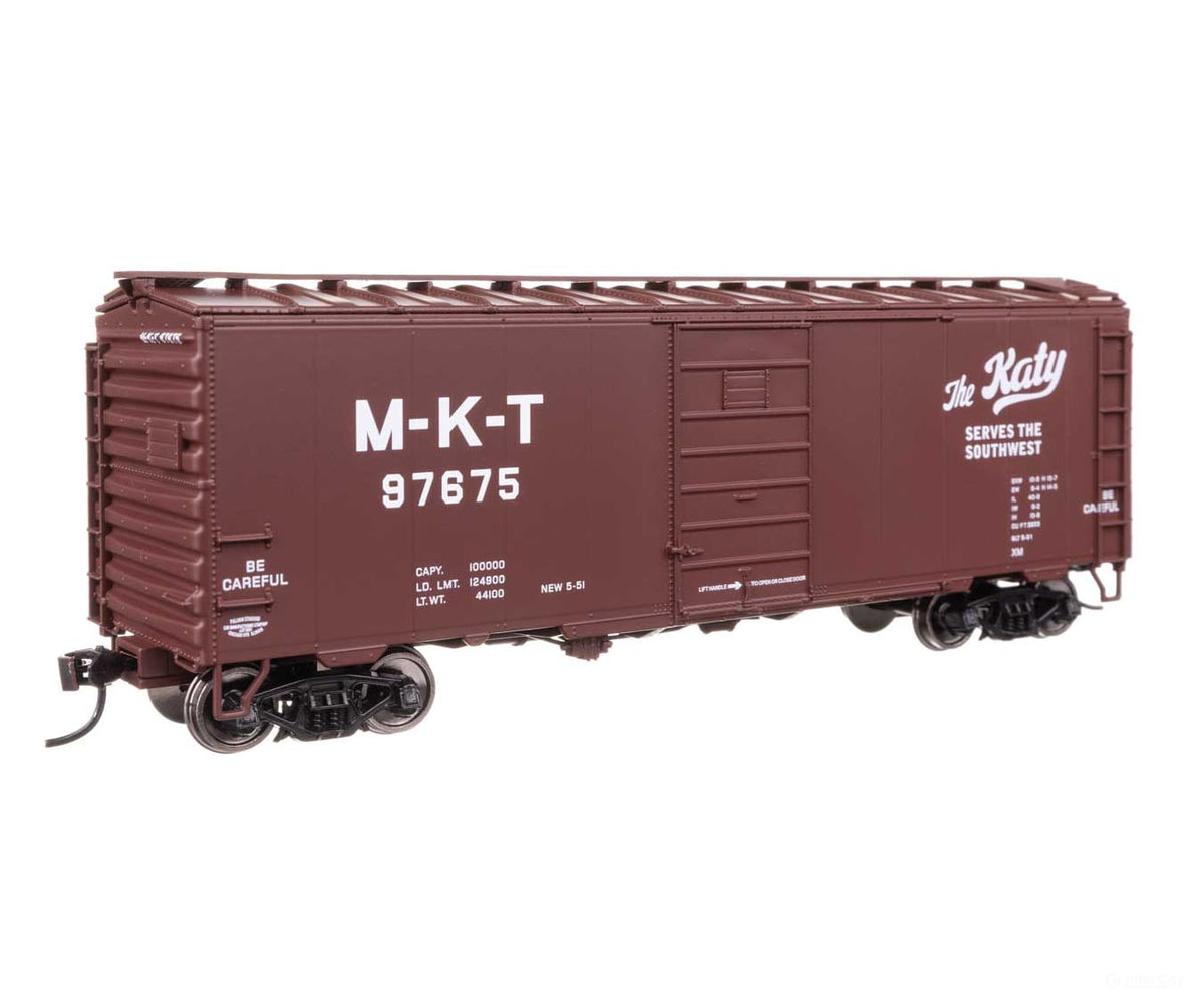 Walthers HO 45513 40’ PS-1 Boxcar - Missouri-Kansas-Texas(TM) #97675 - Freight Cars