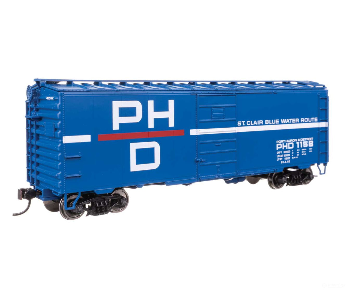 Walthers HO 45515 40’ PS-1 Boxcar - Port Huron & Detroit #1158 - Freight Cars