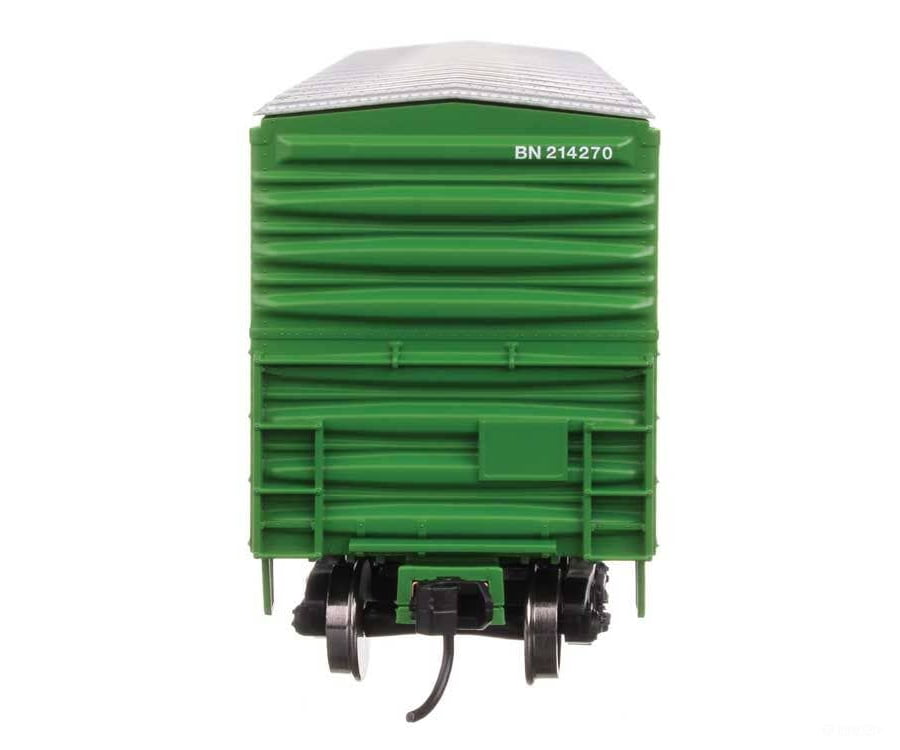 Walthers HO 46025 50’ ACF Exterior Post Dreadnaught End Plate B Boxcar - Burlington Northern #214270 - Freight Cars