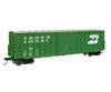 Walthers HO 46027 50’ ACF Exterior Post Dreadnaught End Plate B Boxcar - Burlington Northern #214266 - Freight Cars