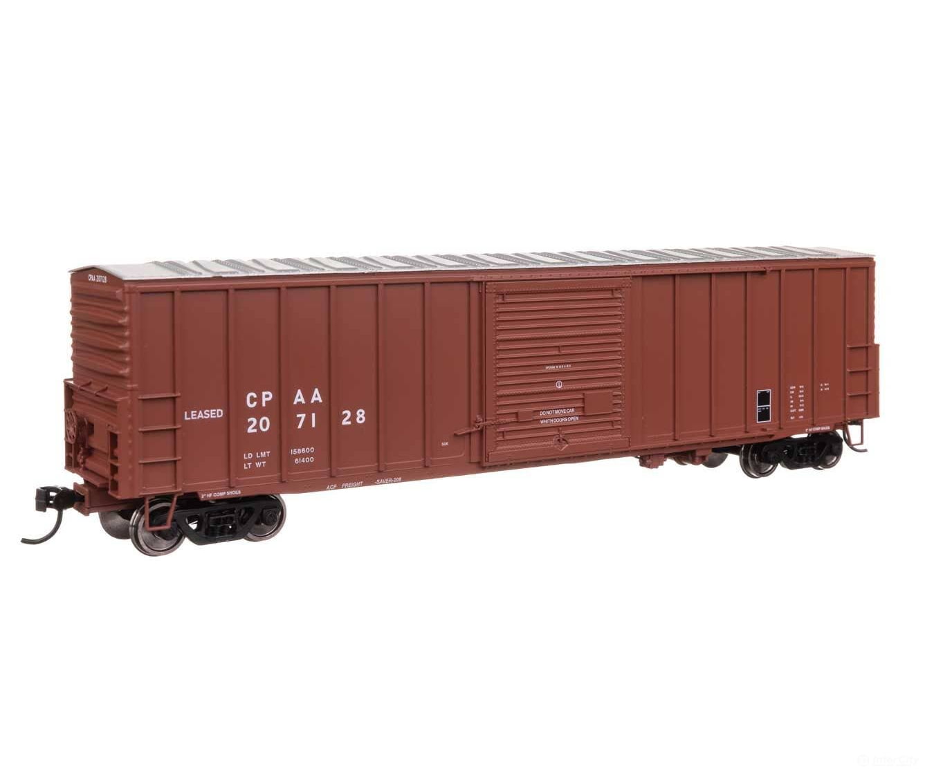 Walthers HO 46034 50’ ACF Exterior Post Dreadnaught End Plate B Boxcar - Canadian Pacific #207128 - Freight Cars