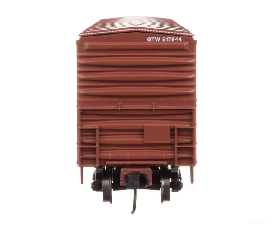 Walthers HO 46042 50’ ACF Exterior Post Dreadnaught End Plate B Boxcar - Grand Trunk Western #517944 - Freight Cars