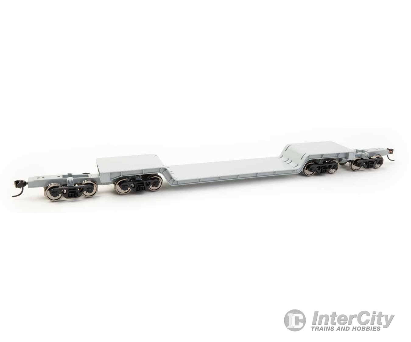 Walthers HO 50200 81’ 8-Axle Depressed Center Flatcar - Undecorated Freight Cars