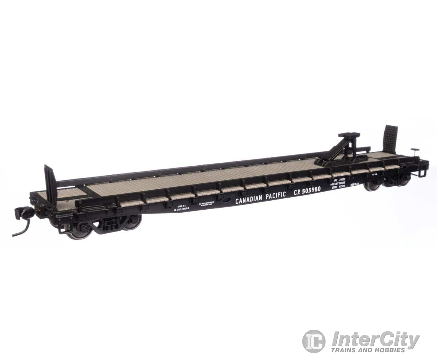 Walthers Ho 50502 53’ Gsc Piggyback Service Flatcar - Ready To Run -- Canadian Pacific #505980