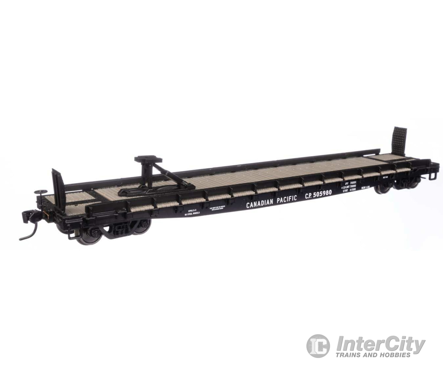 Walthers Ho 50502 53’ Gsc Piggyback Service Flatcar - Ready To Run -- Canadian Pacific #505980