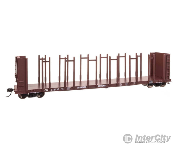 Walthers HO 50802 63’ Pulpwood Flatcar - Ready to Run - Canadian National #615138 Freight Cars