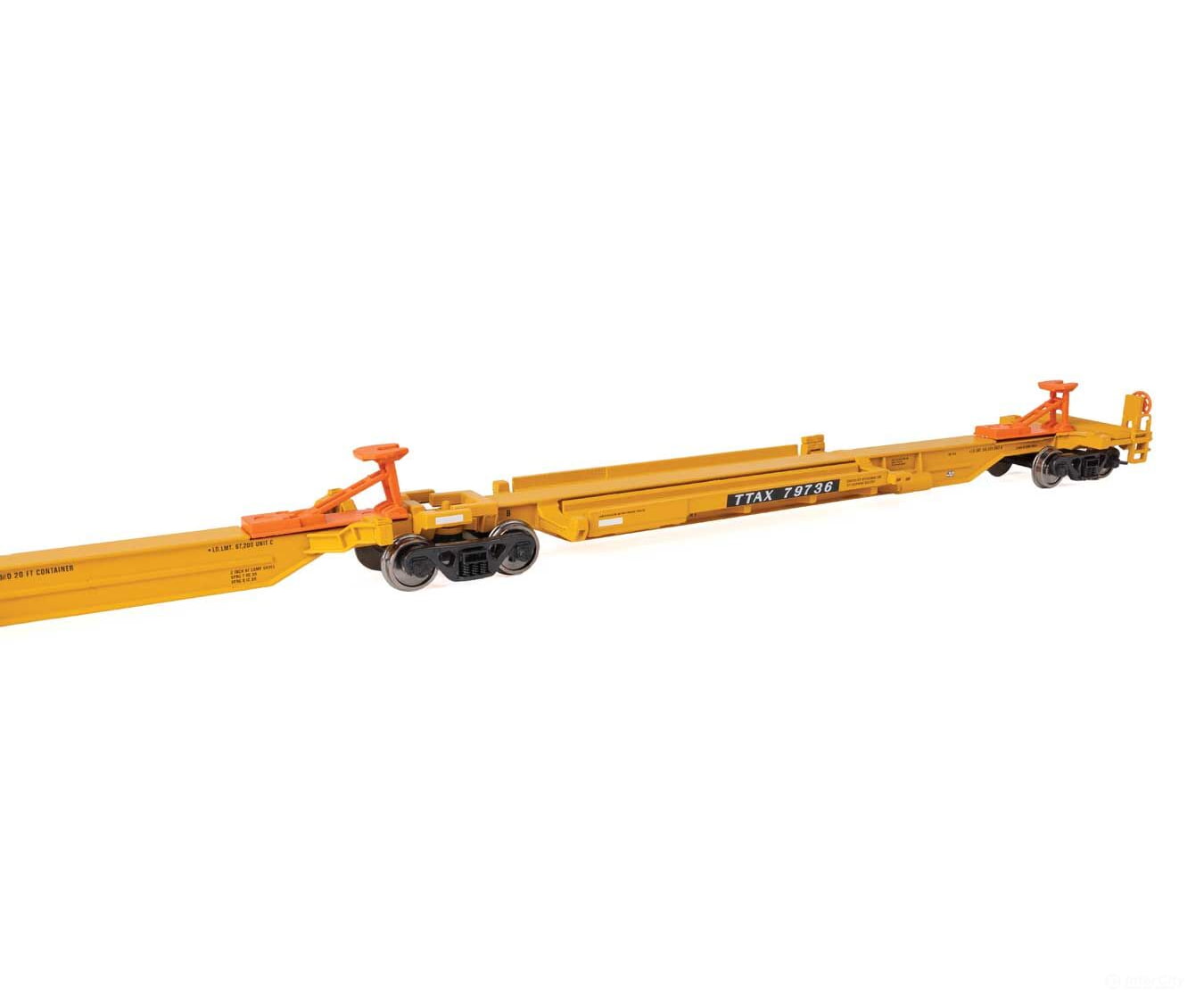 Walthers HO 5268 263’ Five-Unit All-Purpose 48’ Spine Car - TTX #79736 - Freight Cars
