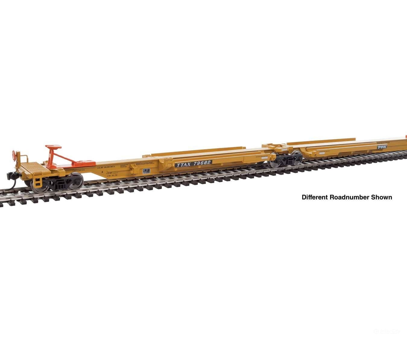 Walthers HO 5268 263’ Five-Unit All-Purpose 48’ Spine Car - TTX #79736 - Freight Cars