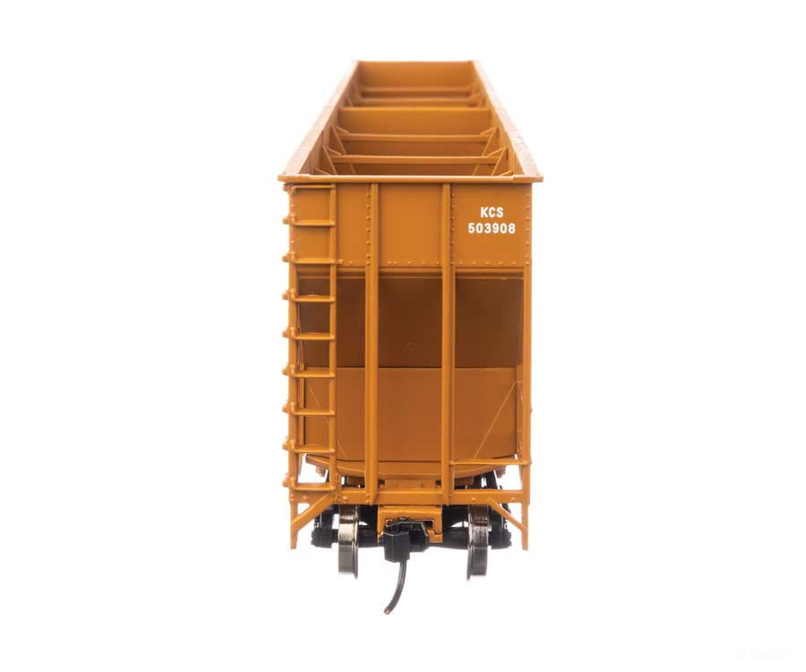 Walthers HO 56348 73’ Greenville 7,000 Cubic Foot Wood Chip Hopper - Kansas City Southern #503908 - Freight Cars