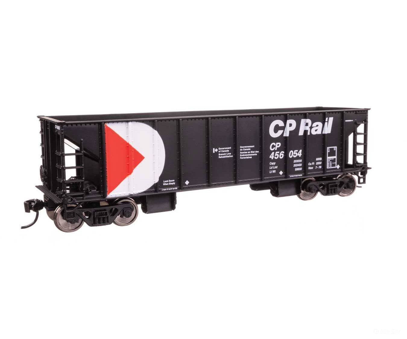 Walthers HO 57009 41’ Ballast Hopper - Ready to Run - Canadian Pacific #456054 Freight Cars