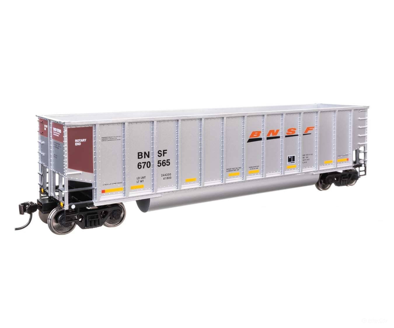 Walthers HO 57200 50’ Bethgon Coalporter Gondola - BNSF #670565 - Freight Cars